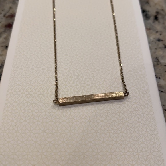 Altar’d State Gold Bar Necklace - Picture 2 of 3
